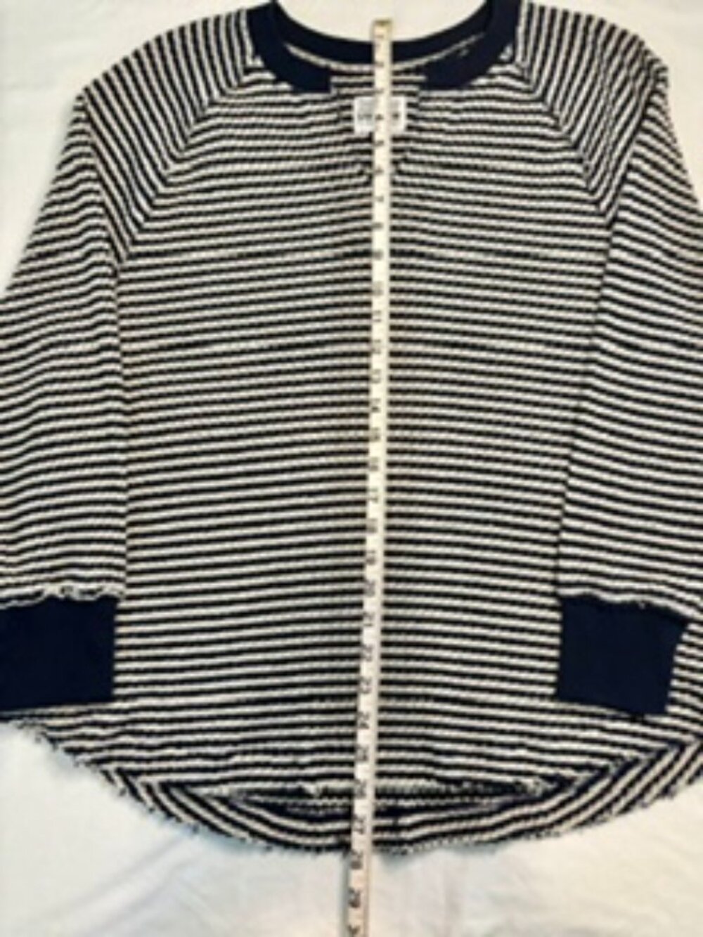 American Eagle Big Hug Notch Neck Waffle Sweatshirt